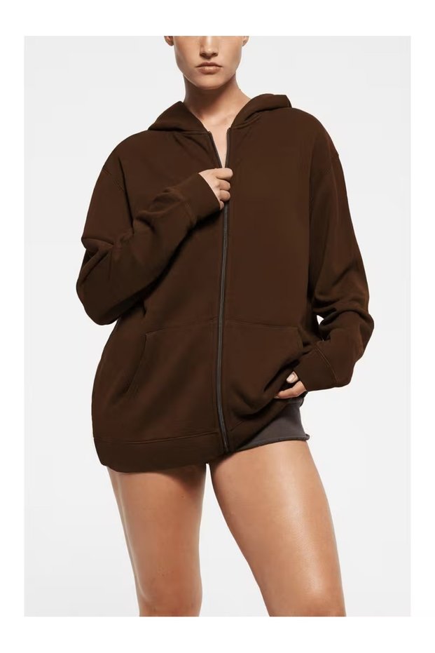 Women's Zipper Hooded Sweatshirt