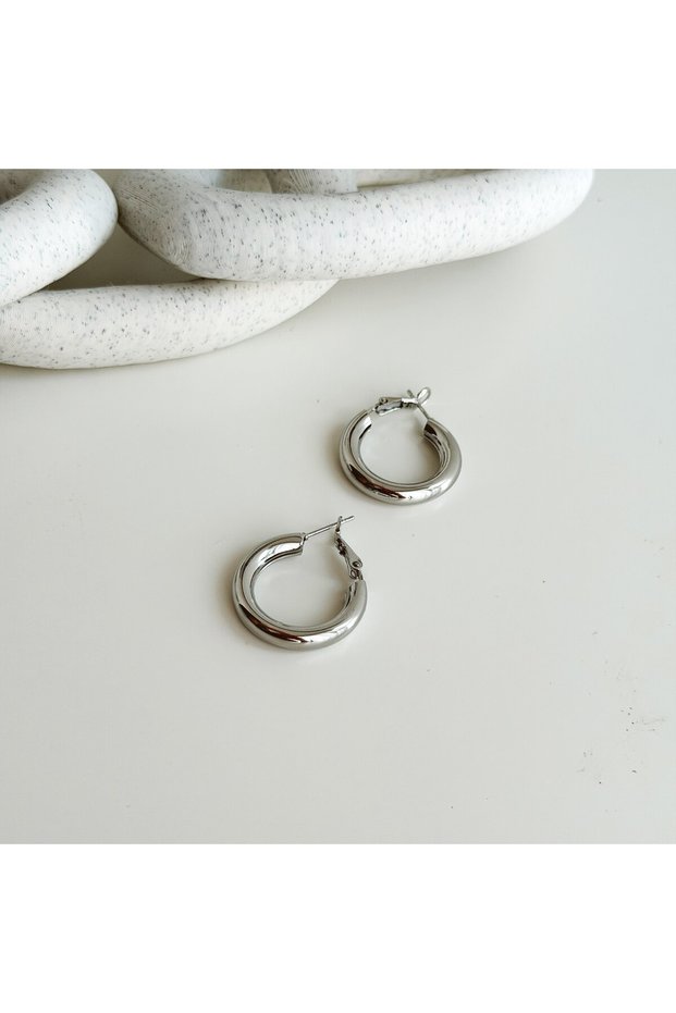 Vai Silver Steel Earring | Steel Earrings