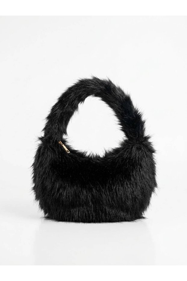 Furry Women's Baguette Bag
