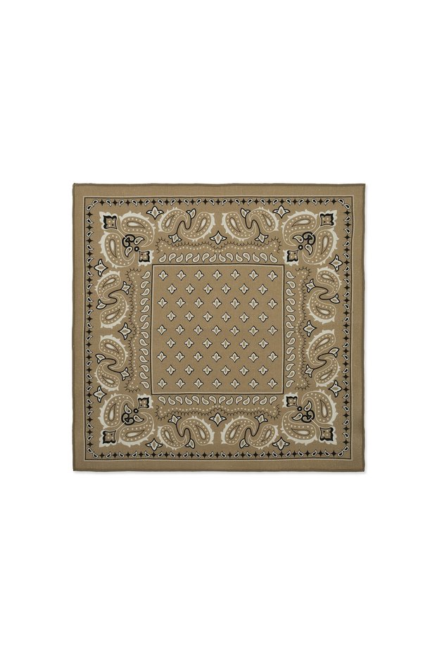Beige Patterned Classic Satin Pocket Tissue