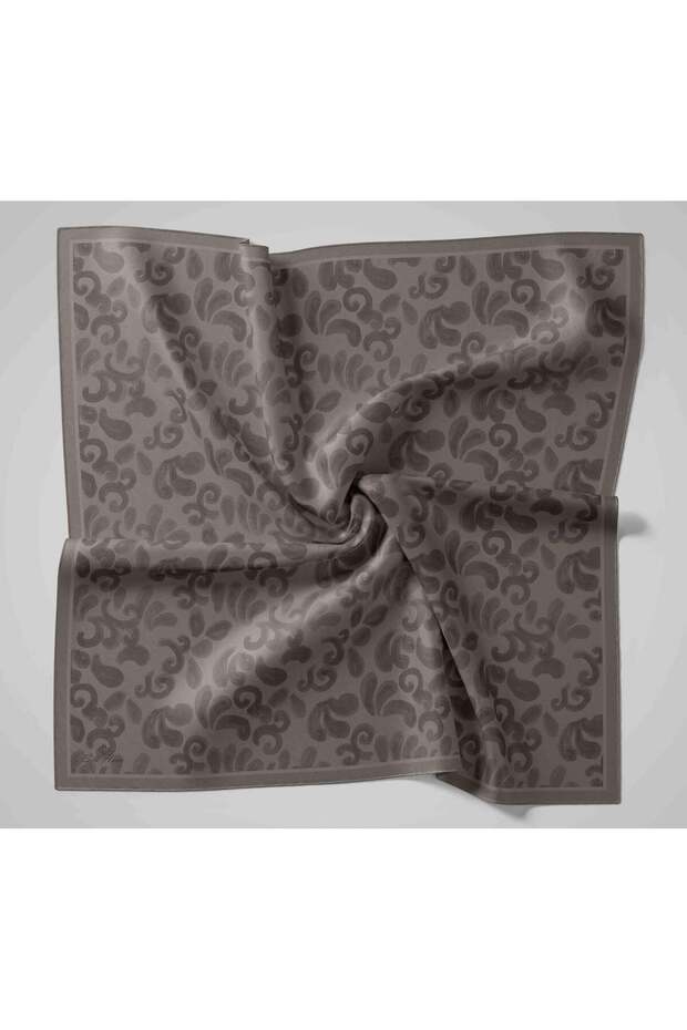 Velora Scarf Ist 160004-10 Silver-Grey Abstract Pattern