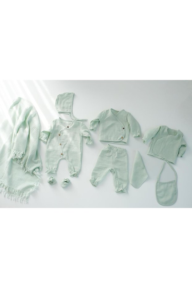 100% Cotton Muslin 10-Piece Hospital Discharge Set