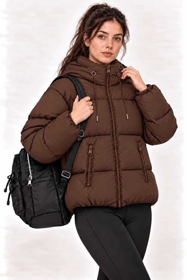 Hooded Inflatable Coat Ac-Y50230Lnw