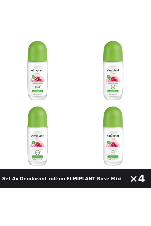 Set 4x Deodorant roll-on Rose Elixir , 50ml