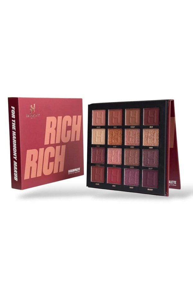ريتش 16 لون من هارموني بيوتي (Harmony Beauty Rich 16 Eyeshadow Palette).