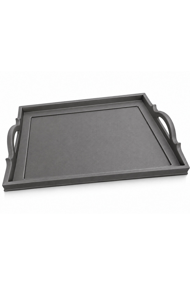 Colorido Luxury Decorative Serving Tray 38X30 cm – Stylish and Modern Design, Rectangular Presentation Tray with Handles, Coffee Tea Breakfast Serving and Organization Tray, for Home Kitchen Living Room Cafe Restaurant