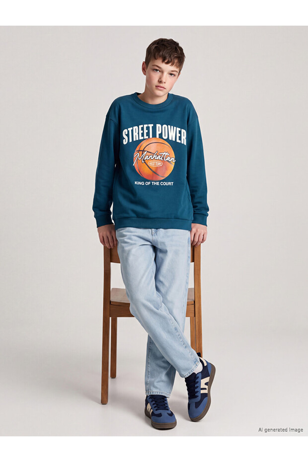 Timeless Clothing & Timeless Choices Zero Roba Collar Printed Boys' T-Shirt