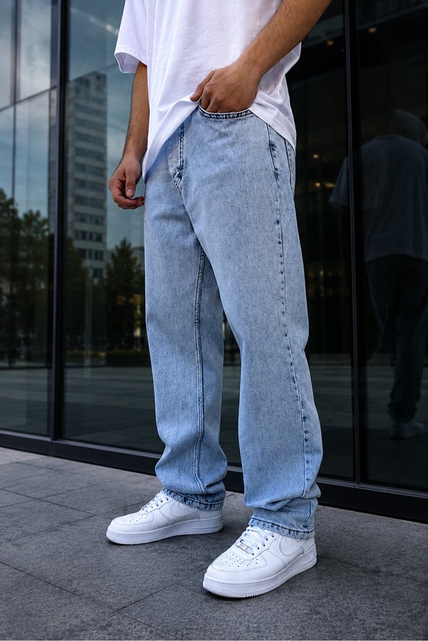 New Season Lycrali Winter Tube-Leg Baggy Mbg Gabardine Pants 2027
