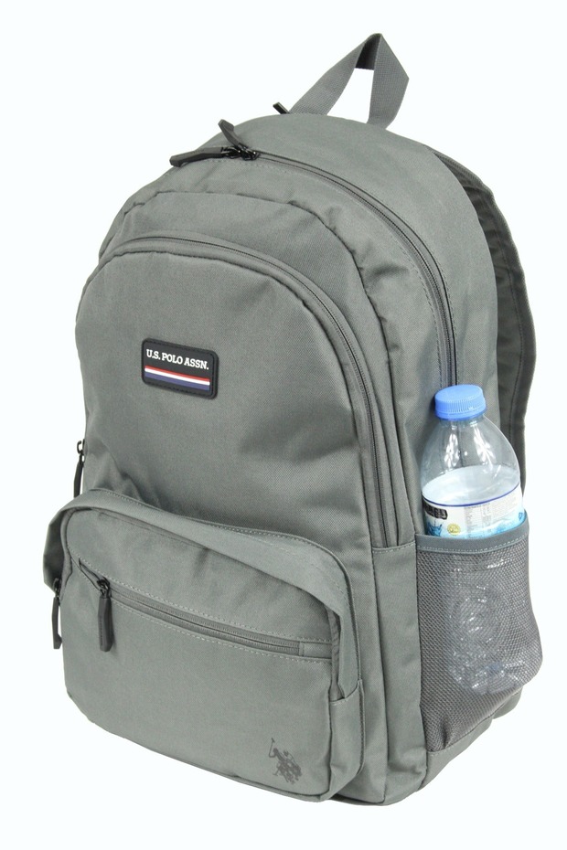 Backpack Gray with Laptop Compartment Plçan25085