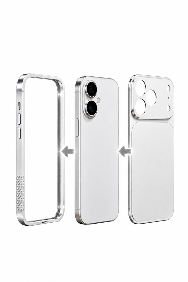 iPhone 17 18 Pro Lookalike Premium Quality Back Cover and Side Frame Conversion Kit