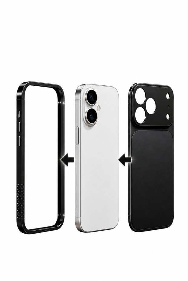 iPhone 16 18 Pro Lookalike Premium Quality Back Cover and Side Frame Conversion Set