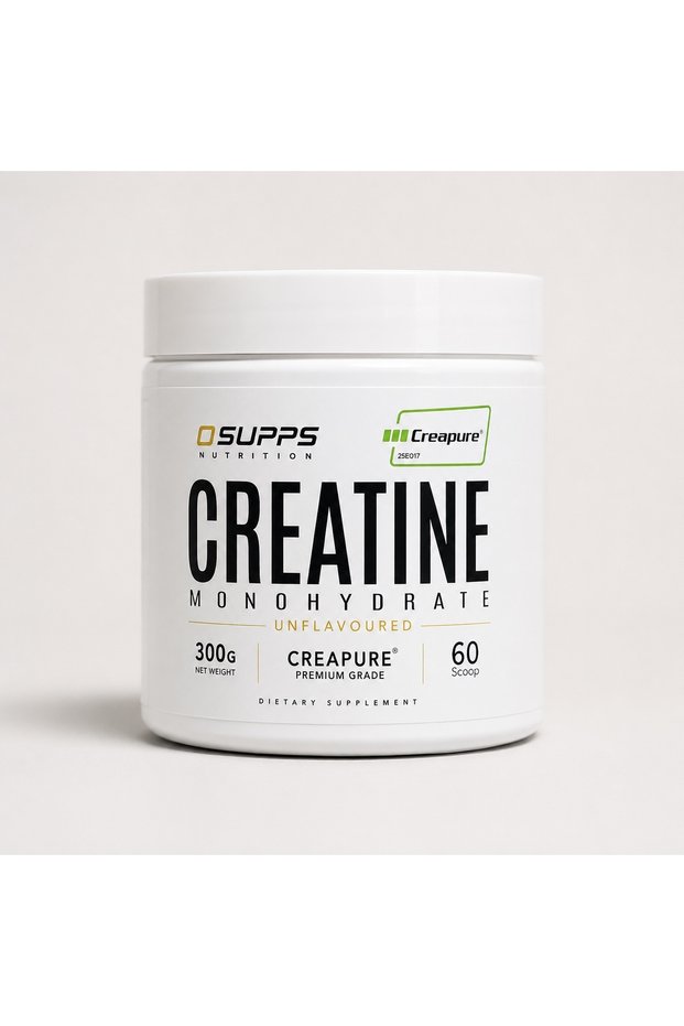 كرياتين مونوهيدرات Creapure® بدون نكهة - 300 جم - 60 حصة