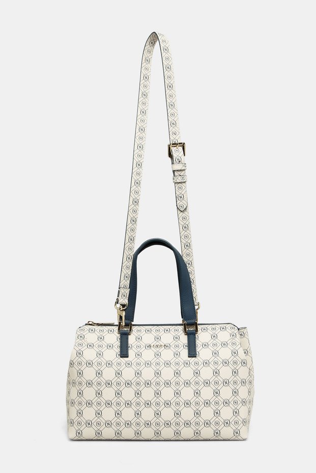 BEYAZ MONOGRAM ÇANTA