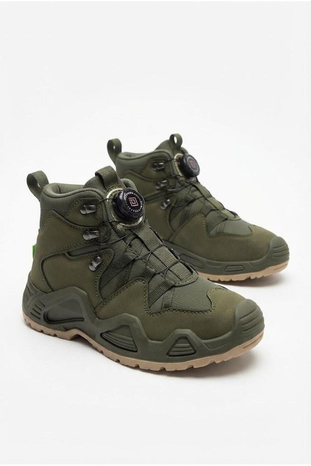 2384 Comfortable Smart Lace-Up Rubber Sole Boys' Boots