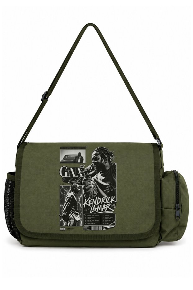 Kendrick Lamar Rapper Singer Printed School, Sports, Office Multi-Purpose Messenger Bag