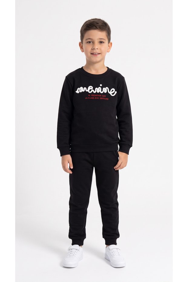 Marine Printed Boys' Sweatshirt