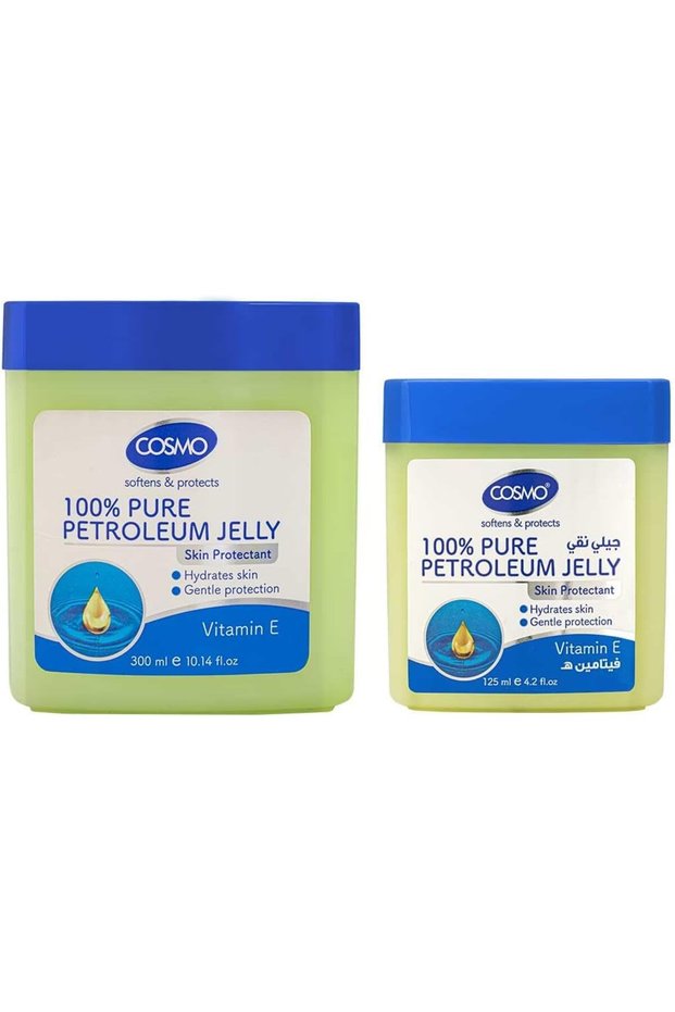 Skin Care Vitamin E 100% Pure Petroleum Jelly 300ml & 125ml Pack Of 2 | Deep Hydration & Skin Protectant | Non Greasy Multi Purpose Moisturizer
