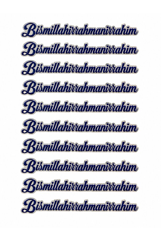 Besmele Metalized Sticker Home Automobile Motorcycle and Bicycle Glass Door Decorative Set of 10
