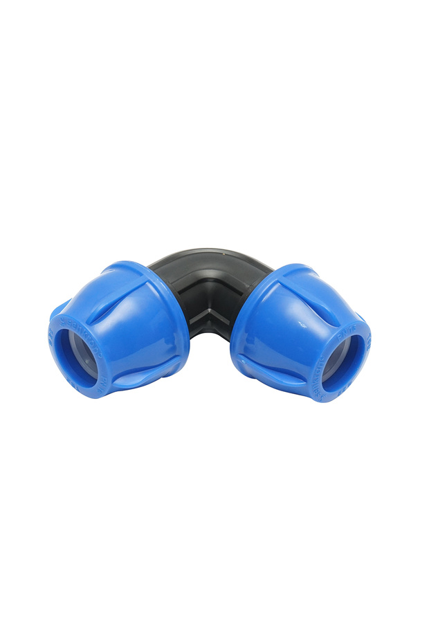 Equal compression elbow D25x25mm, PN16 for irrigation systems