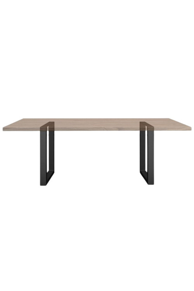 Steel table frame, rectangular, robust, resistant, black, 40 x 43 cm