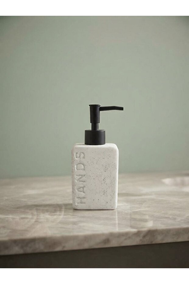 Artworks Decorative White Color Ceramic Soap Dispenser Detergent Dispenser