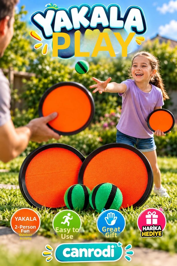 Velcro Ball Catching Set for Children – Catch the Horse Sports Toy for 2 People