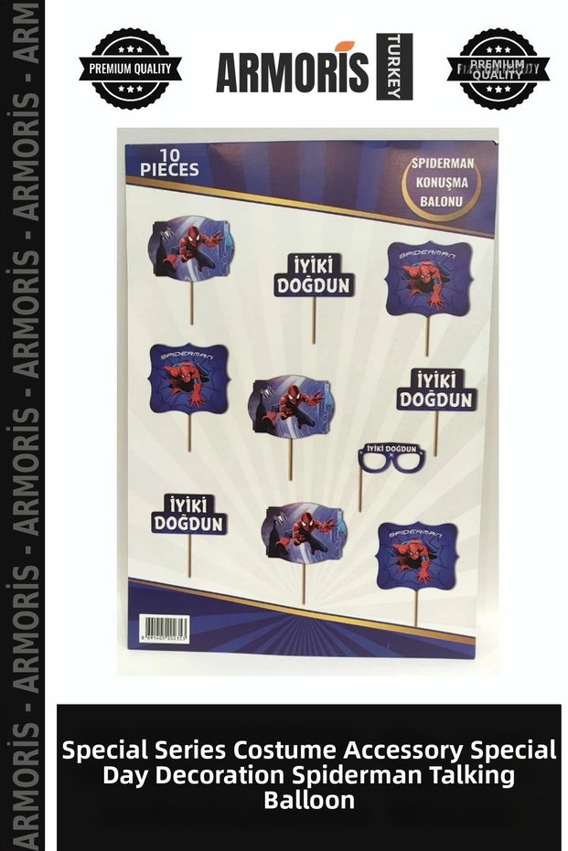Special Series Costume Accessory Special Day Decoration Spider-Man Talking Bubble