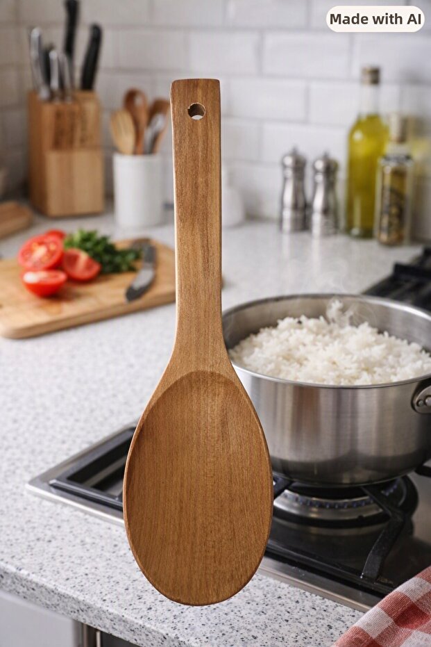 Ağaç Pilav Spoon 2 Pieces
