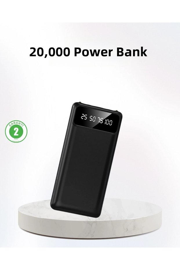 20,000 Mah Powerbank with Multiple Safety Protections and Flashlight Feature