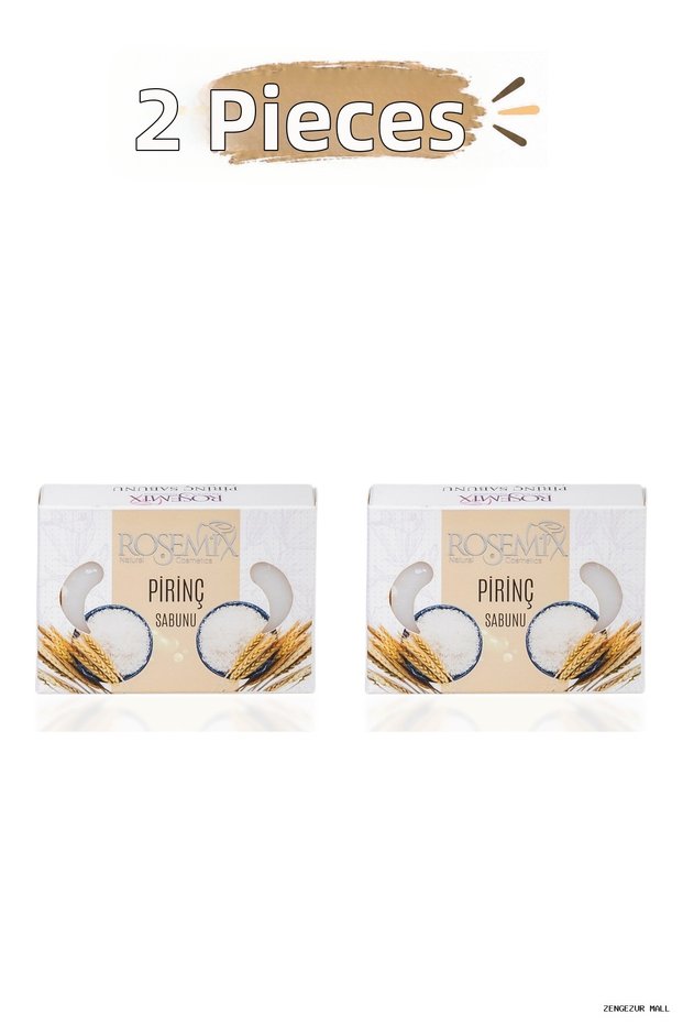 Zngzrmll Mix - Rice Soap Boxed 90 Gr - Set of 2 Pieces (154200)