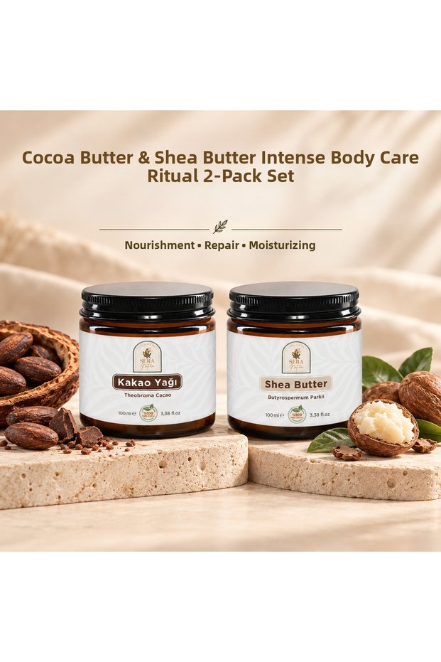 Cocoa Butter & Shea Butter Intensive Body Care Set – Set of 2