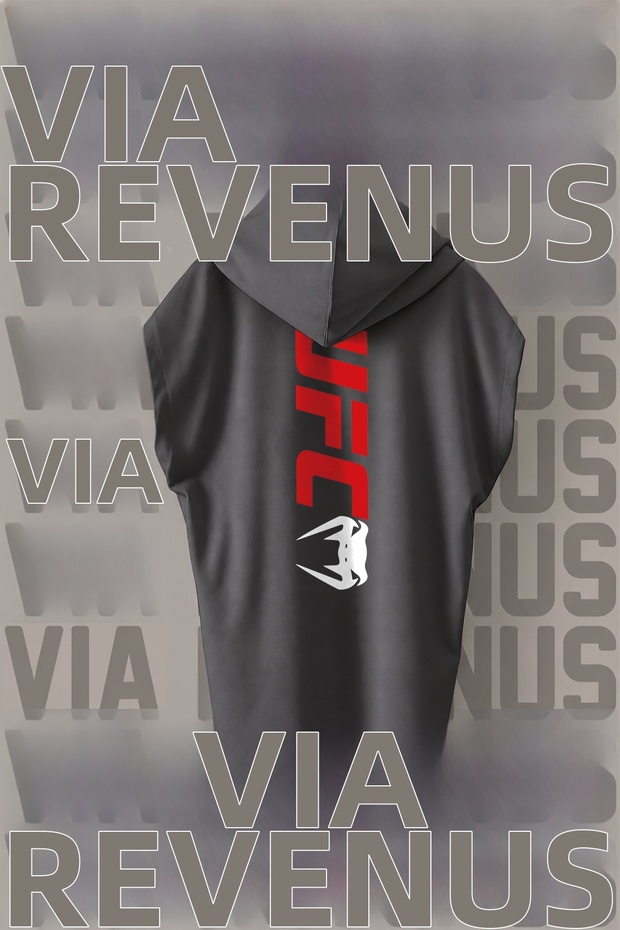 Front and Back Printed Zero Sleeve Hooded 100% Cotton Sports T-Shirt