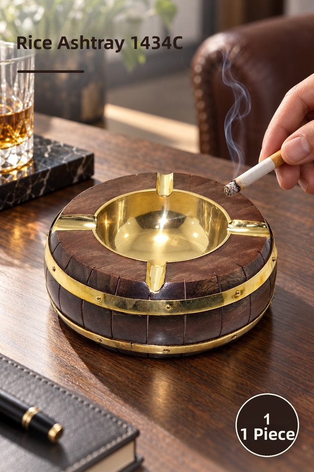 1 Piece Brass Ashtray 1434C