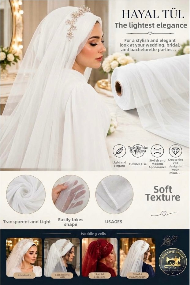 Hayal Tulle (3m Width*5M Length)