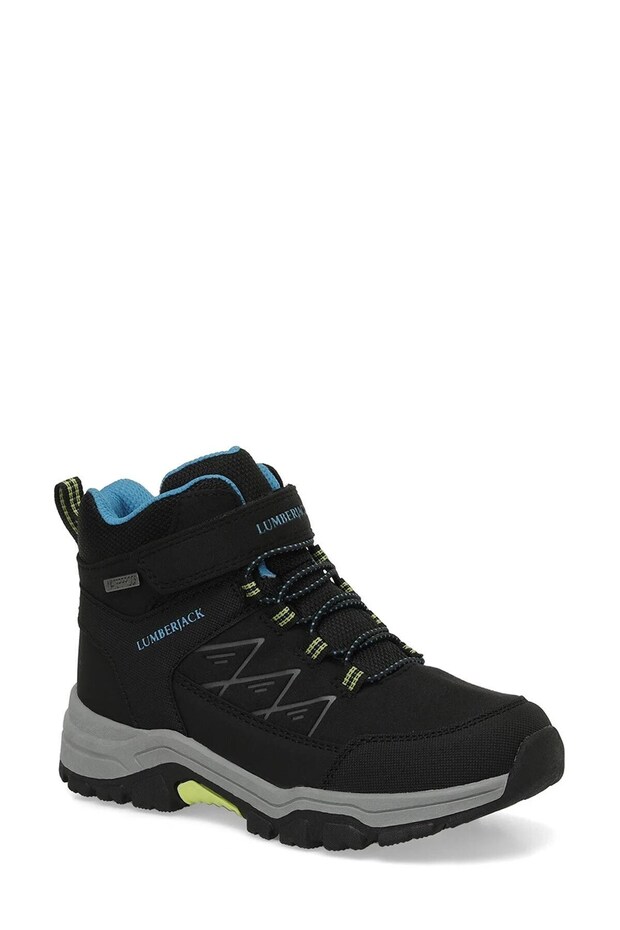 101893584 Bowl Hi Black-Sax Boys' Outdoor Boots