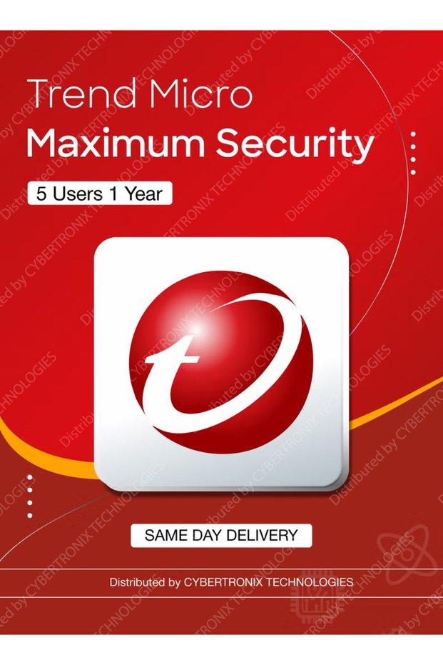 Maximum Security | 5 Users 1 Year | Digital License | SAME DAY DELIVERY