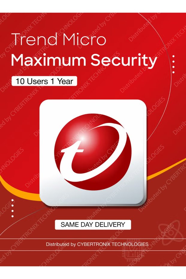 Maximum Security | 10 Users 1 Year | Digital License | SAME DAY DELIVERY