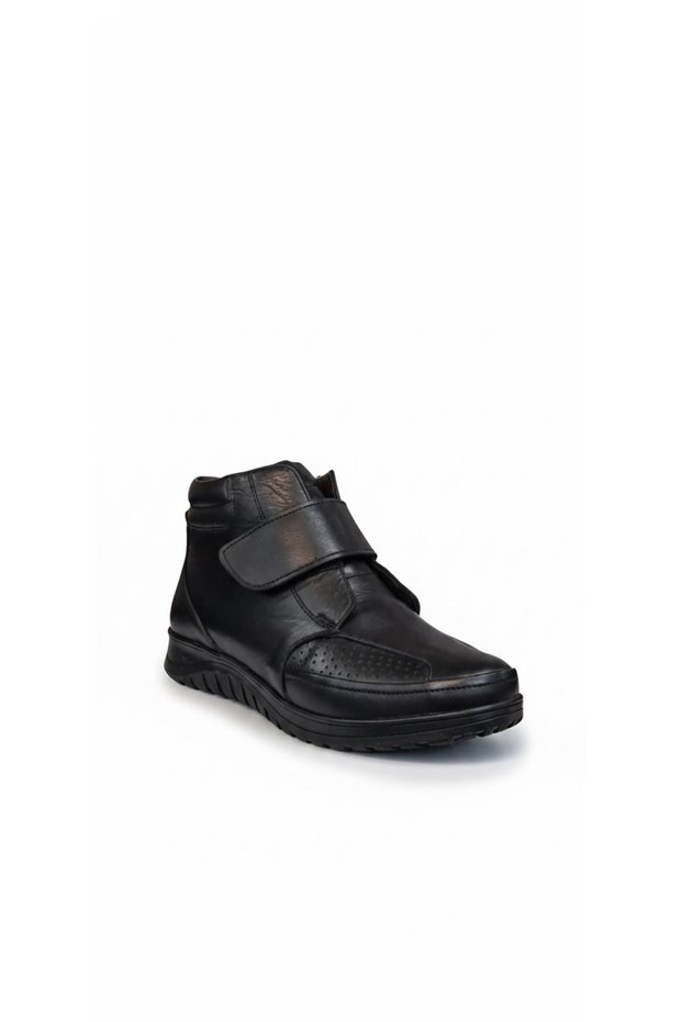 Black women's genuine leather boots 451.01
