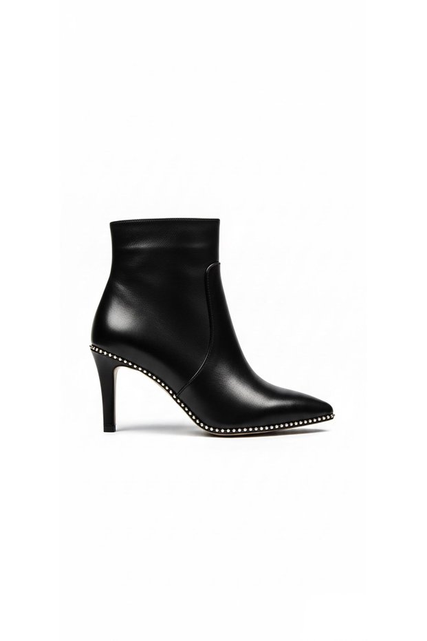 Black Women's Heeled Boots 240.46-3002
