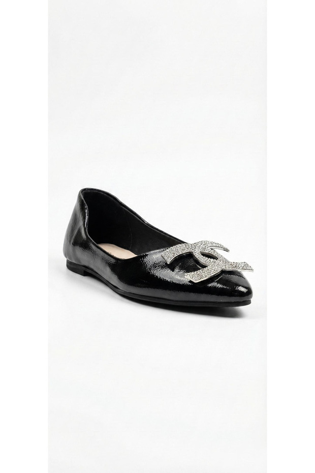 Black Patent Leather Women's Ballerinas 461.70