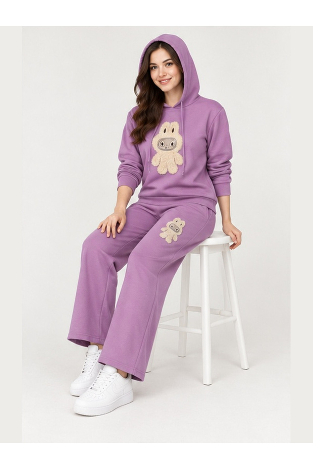 Labubu 3 Thread Hoodie Tracksuit Set