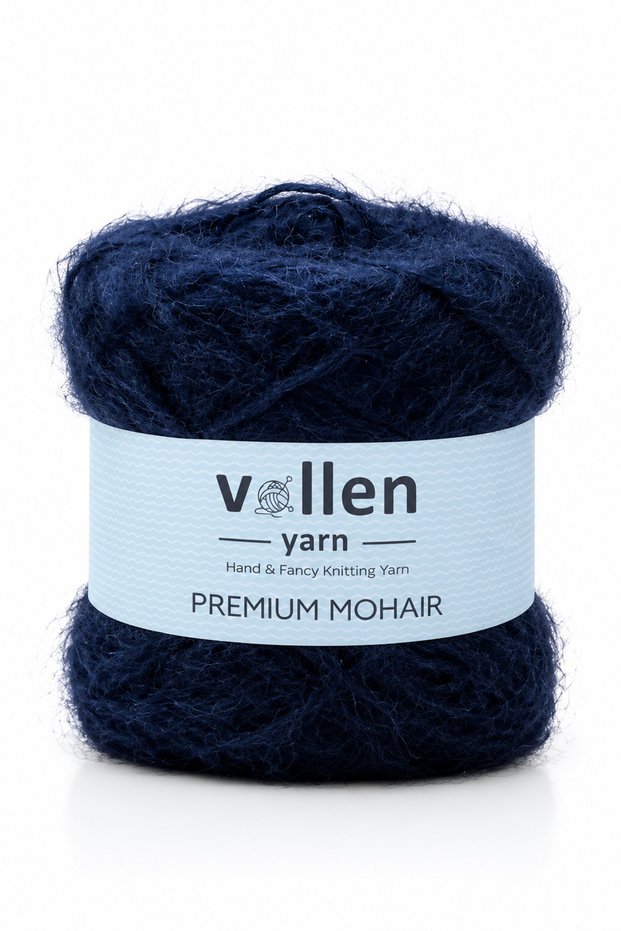 Premium Mohair Knitting Yarn 100Gr 250m – Soft Lightweight Plump Texture |   25% Wool |   Shawl Cardigan Sweater Scarf Rope