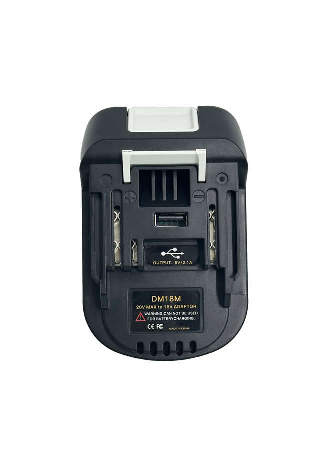 DM18M adapter Electric Power Tool Adapter Converter DM18M Battery Adapter for Dewalt DCB200 DCB205 2