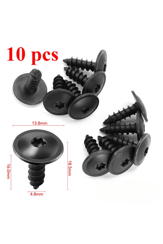 10x Car Engine Splash Guard Self Tapping Screws for Volkswagen VW Jetta MK5 6 Golf 4 5 6 7 CC Tiguan