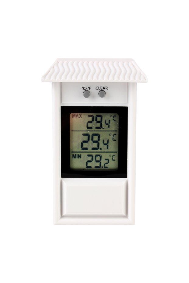 WHITE Digital Display Screen for Home Garden Greenhouse Indoor Outdoor Gauge Weather Sensor LCD Elec