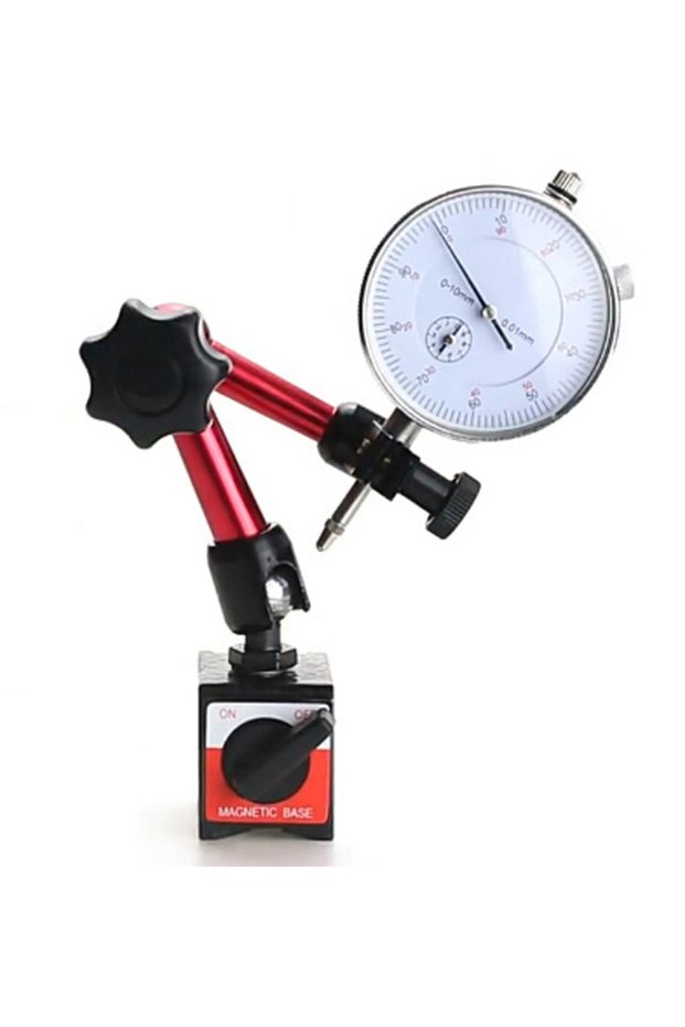 Gauge Stand 0-10mm 0.01mm Dial Indicator Gauge Meter Resolution Indicator Mesure Instrument Tool D