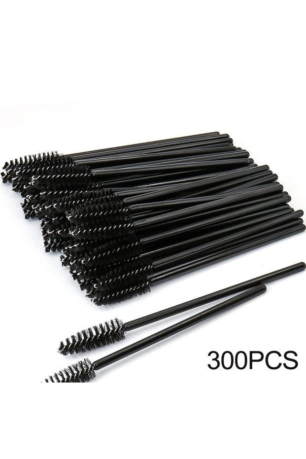 Black 300pcs Wholesale Lash Brushes Eyelashes Extension Brush 100/300pcs For Woman And Man Mascara W