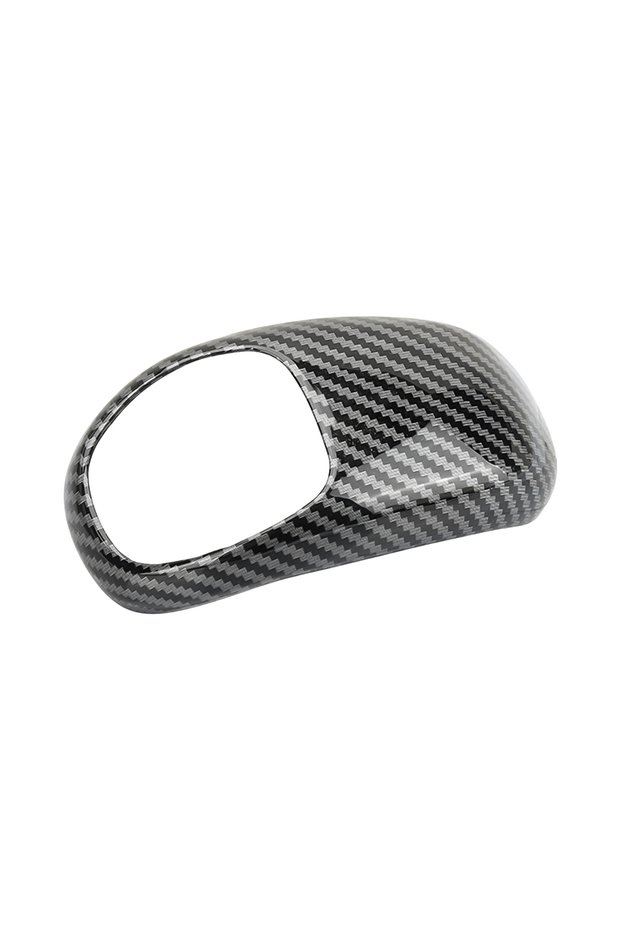 Carbon Fiber Grain Car Gear Shift Lever Head Decoration Cover for Jeep Grand Cherokee 2014 2015 Chry