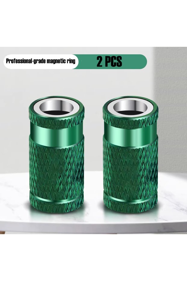 2 PCS Electric Drill Screwdriver Bit Strong Magnetic Ring for Nut Driver Fixing Screw 6mm Non-Slip M