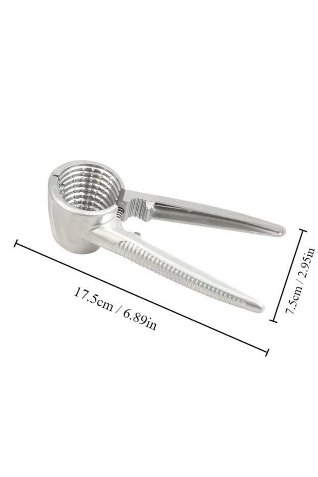 1pc 1pc Silvery Metal Multi Functional Walnut Clip Household Nut Shelling Tools Suitable for Walnuts
